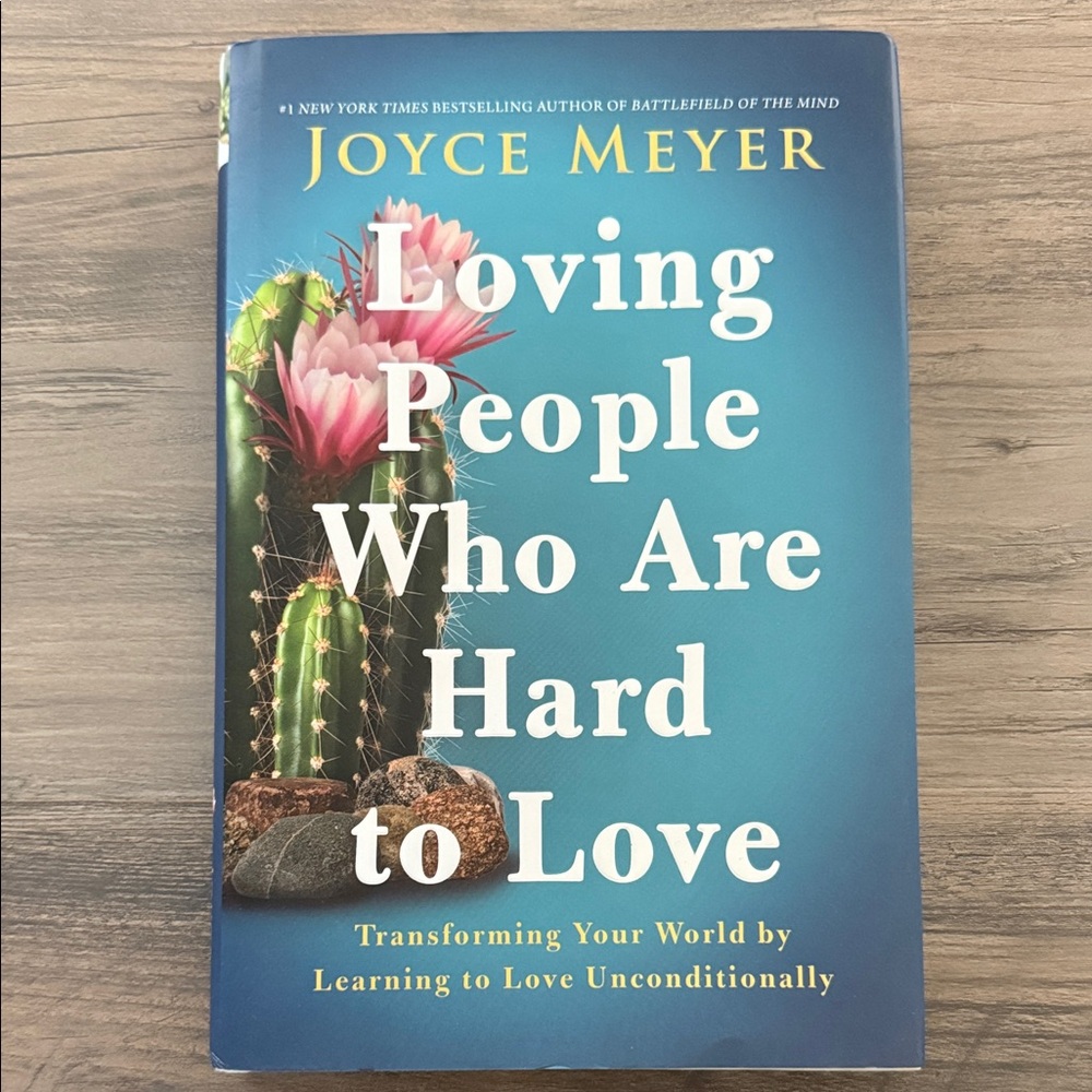 Joyce Meyer Blue Cover Coffee Table Book